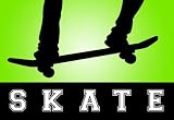 Skateboarding Green Sports Poster Print - 13x19 custom fit with RichAndFramous Black 19 inch Poster Hangers