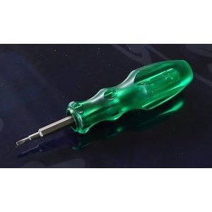 三角△ねじ用ビットと手回しハンドルセット《モデルカー/玩具用三角ドライバー》