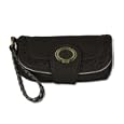 Nica Elettra Grey Large Clutch Bag/Purse'