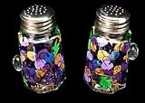 Wines & Vines Design - Hand Painted - Salt & Pepper Shakers, 2.5 oz., Set of 2