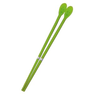 スマイルシリコン 菜箸 グリーン