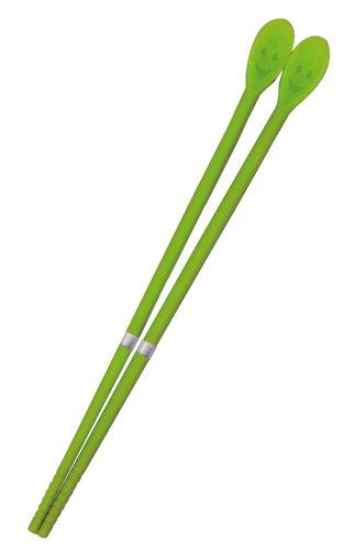 スマイルシリコン 菜箸 グリーン