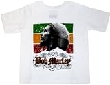 BOB MARLEY - Stripes - White Toddler T-shirt
