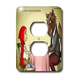 Londons Times Gen. 2 Law Lawyer Cartoons - Big Bad Match.com - Light Switch Covers - 2 plug outlet cover