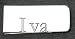 Money clip with engraved name: Iva