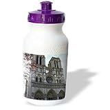 Lenas Photos - Paris - Standing tall and proud is the Cathedral of Notre Dame in France - Water Bottles