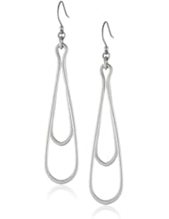 Lucky Brand Silver Colored Metal Orbital Earrings
