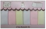 Snugly Baby 6 Pack Baby Washcloth Set PINK Snugly Baby 6 Pack Baby Washcloth Set PINK