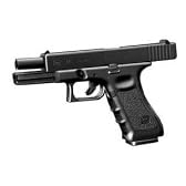 グロック G17（3rdジェネレーション） + マルイBB弾0.2g(3200発) + ガス(480g)セット ロングレンジセット