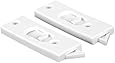 Prime-Line Products F 2599 Spring Loaded Sliding Window Tilt Latch, White, 1-Pair