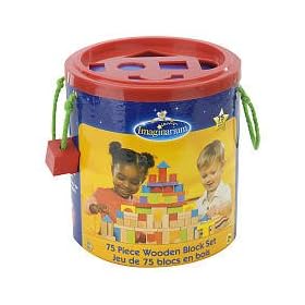 Imaginarium 75-Piece Wooden Block Set by