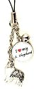 Australian Shepherd Dog Cell Phone Charm