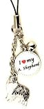 Australian Shepherd Dog Cell Phone Charm