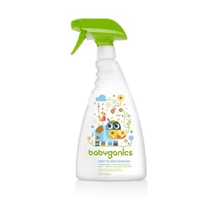 BabyGanics Stain Remover, 32 Fluid Ounce Bottles (Pack of 3), Packaging May Vary