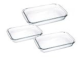 Review Marinex GD16722936 / Marinex 3-Piece Rectangular Baking Dish Set, Gift-Boxed