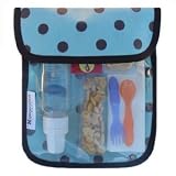 Blue and Chocolate Dot Handy Sack by Generation Baby