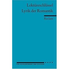 Lekt�reschl�ssel zu: Lyrik der Romantik