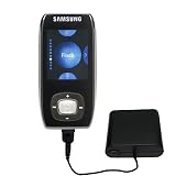 Emergency AA Battery Charge Extender for the Samsung Yepp YP-T9 4GB - Gomadic Brand w/ TipExchange Technology