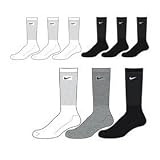 Nike 3PPK Cotton Value Crew schwarz