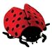 Mini Flopsies Lady Bug
