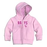 Tampa Bay Rays Infant Zip Hood by Soft as a Grape - Pink 12 Months