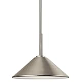 Kichler Lighting 49062NI Ripley Light Outdoor Pendant, Brushed Nickel