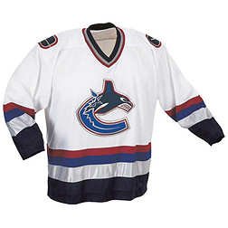 Buy Vancouver Canucks Youth Semi-Pro White Jersey