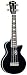 Saga ULP-30BK Classic Guitar Shape Ukulele Mahalo LP-Style Ukulele with Gigbag