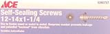 ACE DRYWALL SCREWS 46556ACE SCR SLFDR HX#12-14X1-1/4