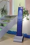 Seliger Aquaduct blau, Wellness Wasserobjekt Wasserwand inkl. Pumpe (70103)
