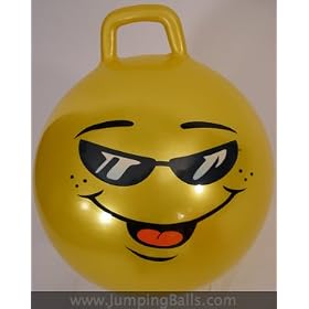Yellow Jumping Ball: Ages 3-6 (Small)