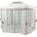 Pacific Casual - JGZ 5JGZ0120219 12' Portable diagonal Hexagon Pop-Up Gazebo