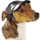 Dog Faux Leather Cap Small