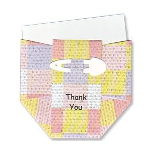 Pink-Quilt-Diaper-Thank-you-Cards-Set-of-10