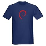 debian Linux Dark T-Shirt by CafePress