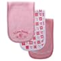 3-Pack "I Love" Drooler Baby Bib, Pink-Daddy