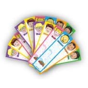 Jumbo Pack - Sticman and the Kastle Kids Booktivity Bookmarks (3 Pks of 6 Assorted) by Empty Harbor Productions