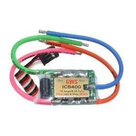 ICS400 ESC, JR Plug, Auto Cut 4.2V from GWS Speed Controls