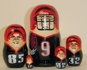Childrens Toyshop  Toys : 5pcs. set of the Cincinatti Bengals