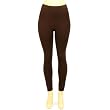 Winter Thinsulate Fleece Lined Leggings Stretch Tights Brown