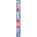Oral-B Pro-Health CrossAction 7 Toothbrush Soft Bristles, (Colors May Vary) (Pack of 4)