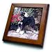 Schnauzer - 8x8 Framed Tile