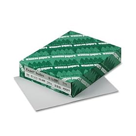 Wausau Paper 49591 - Exact Index Card Stock, 110 lbs., 8-1 2 x 11, Gray, 250 Sheets... by