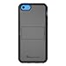 GreatShield Legacy Series Slim Fit Dual Layer Hybrid Case with Kickstand for Apple iPhone 5 / 5S / 5C (Black)
