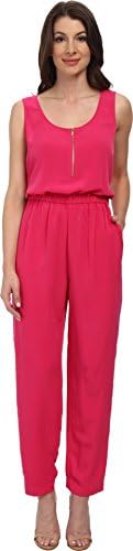 Calvin Klein Women's Solid Pebble Crepe Jumpsuit