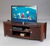 Allegro Solid Wood with Brown Finish Plasma Entertainment Base Tv Stand