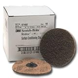 Scotch-Brite Roloc Surface Conditioning Discs - 4" Coarse/Brown 25-Pack