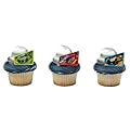 Hot Wheels Way 2 Fast Cupcake Rings - 24 pc