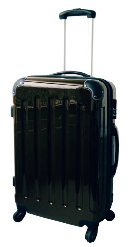 Hartschalen-Koffer aus Polycarbonat SCHWARZ M – 58cm