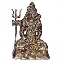 Lord Shiva Mahadeva Brass Statue Scultpure (shivb008)